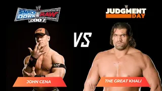 FULL MATCH - John Cena vs. The Great Khali – WWE : WWE Judgment Day 2007 WWE | svr 2007 gameplay