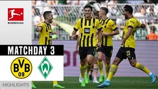 Borussia dortmund vs Werder bremen 2-3 | highlights goals bundesliga 22-23