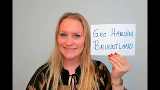 Video 688 Kjente nordmenn Gro Harlem Brundtland