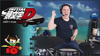 Initial D - Don't Stop The Music On Drums!