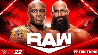 WWE 2K22: Monday Night Raw: U.S Championship Match Bobby Lashley vs Ciampa
