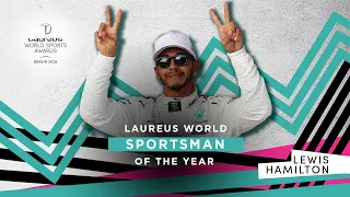 Lewis Hamilton reaction | 2020 joint-Laureus World Sportsman of the Year | Full speech