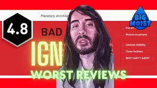 Moistcr1tikal Talks About The Top 10 Most Disliked IGN Reviews of All Time