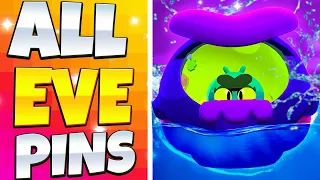 ALL  EVE ANIMATIONS PINS & VOICE LINES 🌲- Brawl Stars
