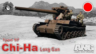 War Thunder: Type 97 Chi-Ha Long Gun, Japanese, Tier-2, Tank Destroyer