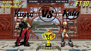 Torneo KOF 2002 PLUS- KUNO vs KULA ¡SE VALE TODO MENOS LLORAR🤣!