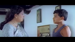 Nassar Adopts Orphan Boy Working in Wine Shop | Sudeep | Rakshitha | Dhum Kannada Movie Scene