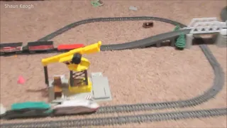 ✓Two Simple Power Trains Layouts - Autoloader City, Crane, and Starter Set