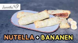 Köstliche Kombination: Bananen Nutella Blätterteig Taschen für jeden Anlass!