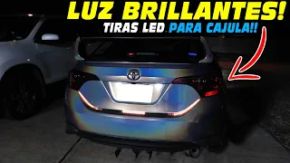 Como instalar BRILLANTES Tira LED para la Cajuela