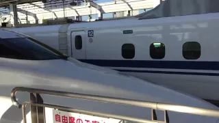 岡山駅 新幹線のぞみ