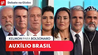 Padre Kelmon (PTB) pergunta para Bolsonaro (PL) sobre Auxílio Brasil #DebateNaGlobo