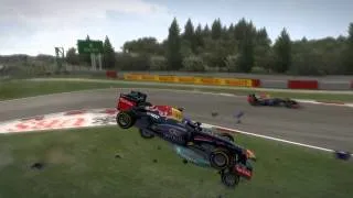 F1 2013 Fatal Crash - Vettel vs Rosberg