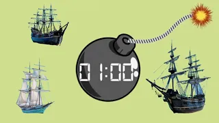 timer 1 minute with a pirate ship | timer - because your time is important to us