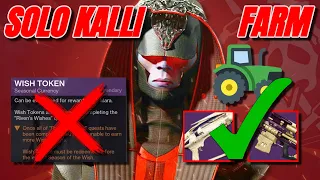 Wish Tokens Why?? OMEGA EASY SOLO FARM Kalli Raid Boss Instead- RED Borders/ Last Wish RAID Gear