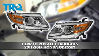 How to Replace Headlights 2011-2017 Honda Odyssey