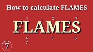 FLAMES | Flames Game | How to calculate FLAMES