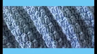 Узор крючком "Поп корн" . Crochet beautiful pattern (узор №146)