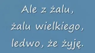 Za te czarne oczy + tekst