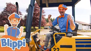 Blippi Learns About Bulldozers &  Excavators! | Vehicles for Kids | Educational Videos For Toddlers