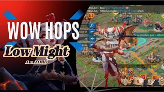 Low Might Lords mobile WOW Hops | نزلت فزعة لتحالفات لعب عجايب الزوز حلويات ههه