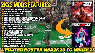 NBA2K20 TO NBA2K23 MODS V97 AND V98 UPDATED ROSTER'S | NO NEED F1VM | ANDROID 5-13+ | DIRECT INSTALL