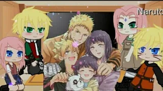 🌻narusaku reagindo a naruhina família uzumaki 🌈💖