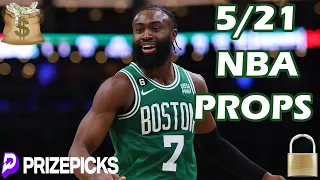 PRIZEPICKS NBA PICKS | TUESDAY 5/21/24 | ECF GAME 1 | IND VS. BOS | NBA PLAYER PROPS | PLAYOFFS BETS