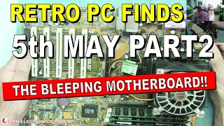 Car Boot Flea Market Retro PC Finds 5th May PART 2 - What's wrong with the  BLEEPING Motherboard!!