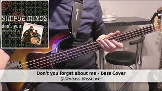 [Simple Minds] Don't You Forget About Me - Bass Cover 🎧 (with bass tabs)