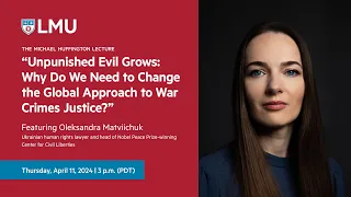 "Unpunished Evil Grows: Why Do We Need to Change the Global Approach to War Crimes Justice?"