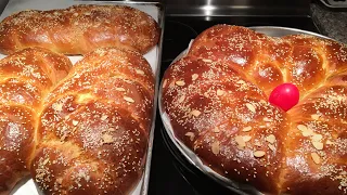 🇬🇷TSOUREKIA) TRADITIONAL GREEK EASTER BREAD