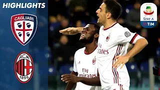 Cagliari 1-2 Milan | Due cartellini rossi, ma il Milan vince comunque | Serie A TIM 2017/18