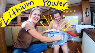 ⛵ Upgrading our sailboat to LITHIUM!!!💡🔌🤩#161