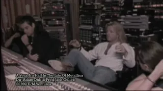 METALLICA REFLECTIONS  - Bob Rock And Lars Ulrich Argue Whilst Recording ‘The Black Album’.