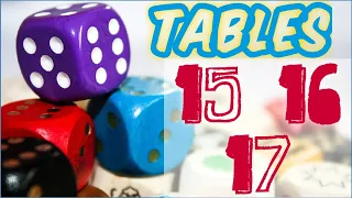 Learn Table of 15 To 17 | tables of 15 To 17 | 15 to 17 tables | 15 se lekar 17 tak table