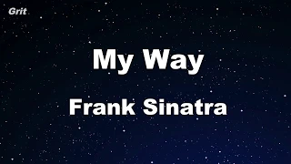 My Way - Frank Sinatra Karaoke 【No Guide Melody】 Instrumental