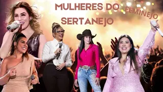 RAINHAS DO SERTANEJO - Ana Castela, MarÃ­lia MendonÃ§a, Simone Mendes e muito mais!!!