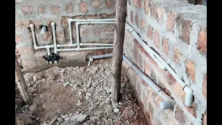 Plumbing works for Phase 1 pipe lay out