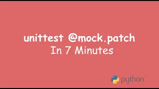 mock patch in Python unittest library
