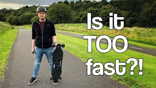 Riding my electric skateboard for the first time! | Meepo V3 REVIEW