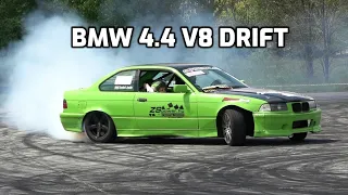 BMW E36 4.4 V8 drift with M62B44 engine