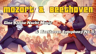 Mozart & Beethoven { Eine Kleine Nacht Music &   Beethoven Symphony No. 5}  Battle of the century