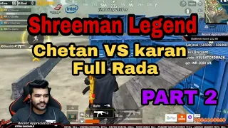 || Chetan VS Karan || Shreeman Legend || Full Comedy || Pubg Mobile Funny Moments || Marathi Stream
