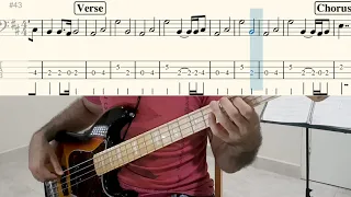 Bob Dylan - Lay Lady Lay (Bass Cover w/tabs and score)