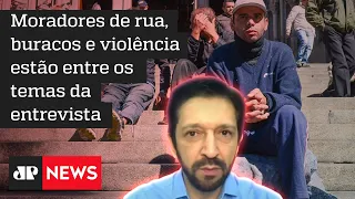 Prefeito de São Paulo, Ricardo Nunes, fala sobre os problemas da cidade