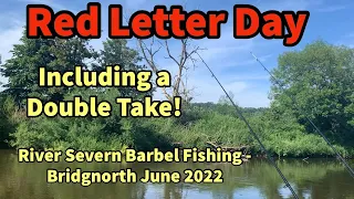 RED LETTER DAY Barbel Fishing! River Severn @ Bridgnorth - Multiple Bites & Double Take! EP9