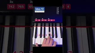 How to play „IDEA 10“ by Gibran Alcocer - Mini Piano Tutorial #pianotutorial #learnpiano #easypiano