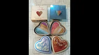 Mermaids, Dragons Heart Highlighters By Beaute Collection l#makeup #heart #mermaid #dragon #hearts l