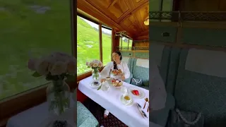 A luxurious transit aboard the GoldenPass MOB Belle Epoque train in Switzerland